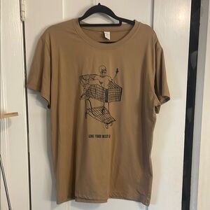 Tan Graphic T-Shirt